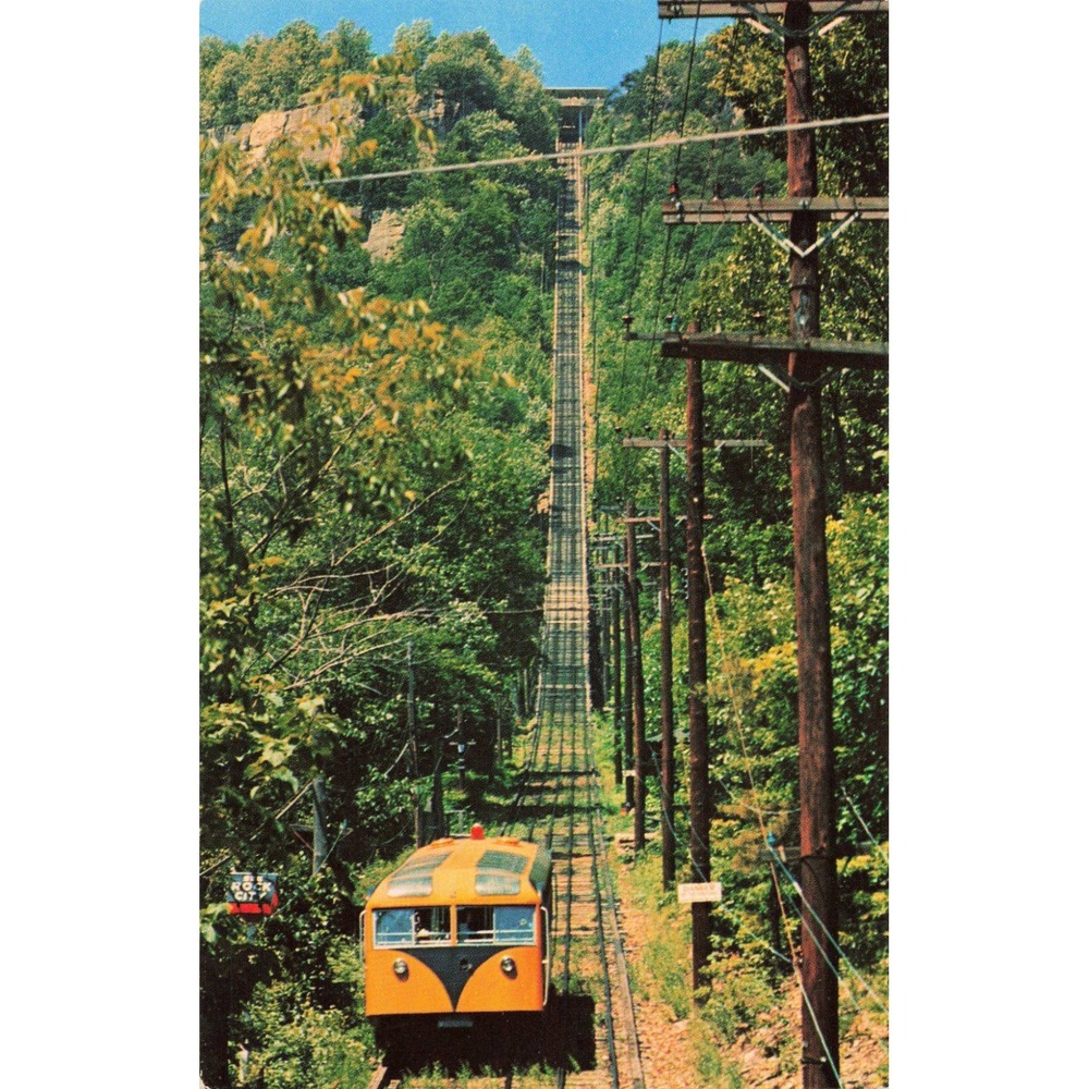 Vintage Lookout Mountain Incline Railway Chattanooga TN Postcard Walter Cline - Picture 1 of 2